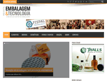 Tablet Screenshot of embalagemetecnologia.com.br